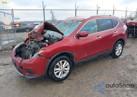 2015 Nissan Rogue Sv z USA, uszkodzony, nr VIN 5N1AT2MV8FC889484